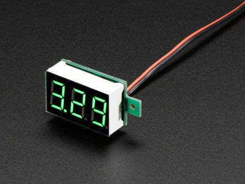 Voltmeter 3V-30V Green Colour **IN STOCK**