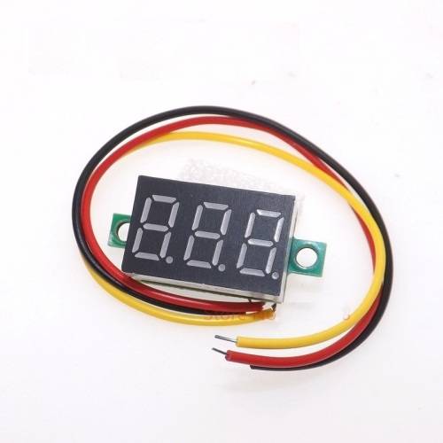 Voltmeter 0-100V 3 Wire Red Colour **IN STOCK**