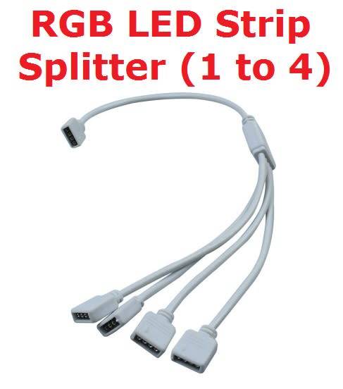 Connector RGB 4 Pin Led Strip Splitter (1 into 4) **IN STOCK**