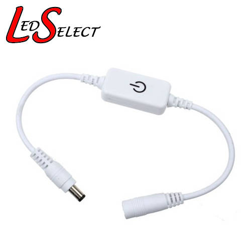 Dimmer Led Touch DC12V-24V/4A White **LOCAL STOCK**