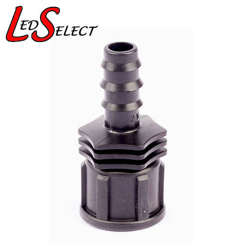 Pump Fitting Hose 1/2" BSP to Tail 12mm Black **IN STOCK**