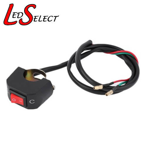 Switch Single Motorcycle Handlebar 12V DC for Led Light **LOCAL STOCK**