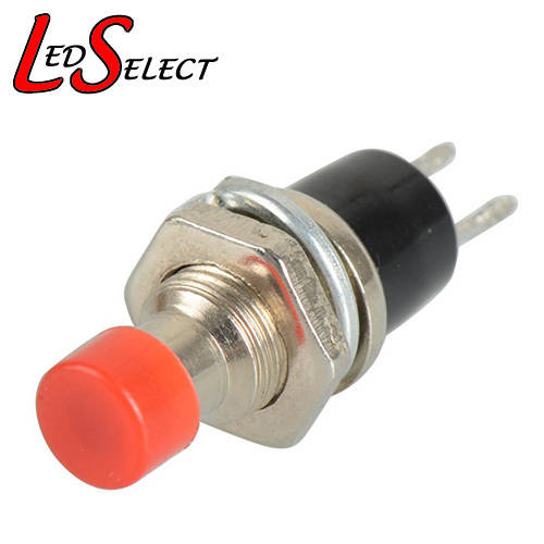 Switch Mini Push Button Momentary Red **IN STOCK**