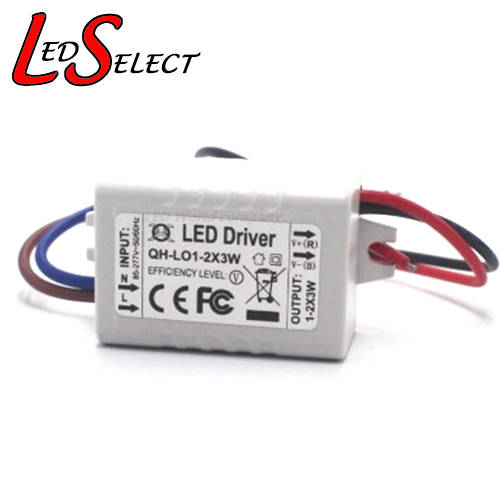 LED Driver 3W (1-2 Led) 220V (2-7V) 600mA Closed **LOCAL STOCK**
