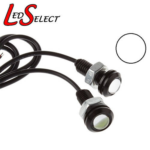 Car Daylight Running Led Lights 3W Cool White **LOCAL STOCK**