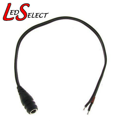 DC Female Power Plug 5.5mm x 2.1mm Wire 140mm 22AWG **LOCAL STOCK**
