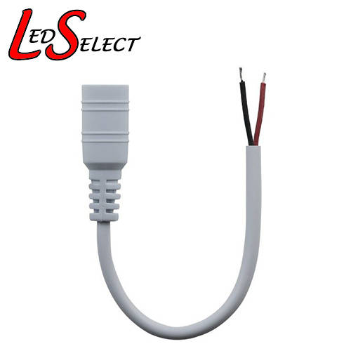 DC Female Power Plug 5.5mm x 2.1mm Wire **LOCAL STOCK**