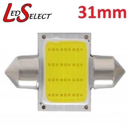 Car Vehicle Interior Cob Light 31mm 5W 12Led **LOCAL STOCK**