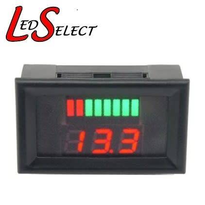 Voltmeter DC 12V Voltage Level Indicator 3 Digit Display **LOCAL STOCK**