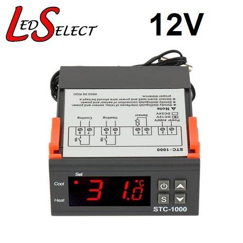 Temperature Controller Thermostat Thermometer STC1000 DC 12V **LOCAL STOCK**