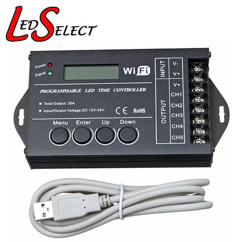 Time Controller Programmable Wifi TC421 5 Channel Fish Tank Aquarium Marine Reef **LOCAL STOCK**