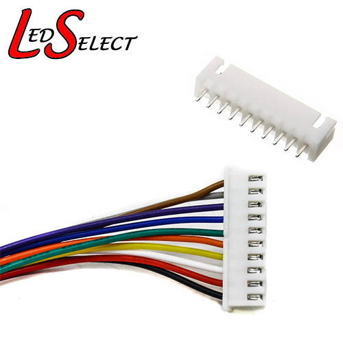 Connector JST XH 10pin 2.54mm Male + Female Set 150mm Wire **LOCAL STOCK**