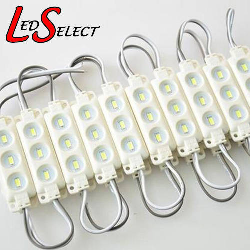 Led Module Led Light 3Led 5730 (Cool White) 12V Injection Mould **LOCAL STOCK**