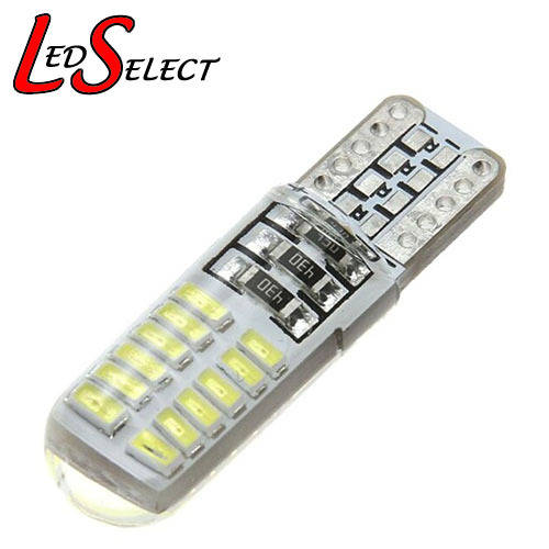 Car Vehicle Led Cob Light T10 White 4014 24led **LOCAL STOCK**