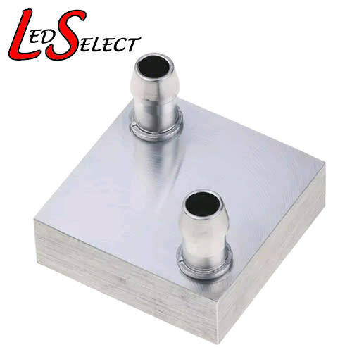 Heatsink Aluminium Water Cooling Block 40 x 40 x 12mm Top Outlet **LOCAL STOCK**
