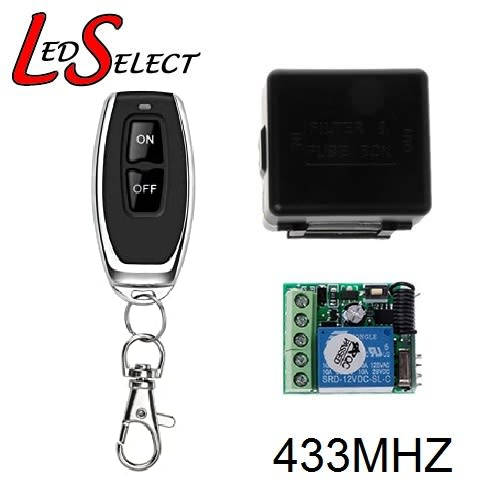Controller Relay 12V 1 Channel + 1 Remote (2 Button) 433MHz**LOCAL STOCK**