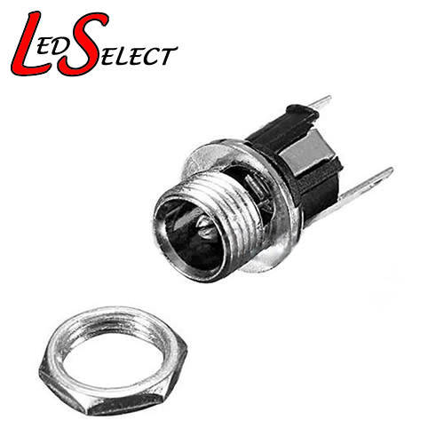 DC Female Power Plug 5.5mm x 2.1mm Panel Mount Connector 3 Pin **LOCAL STOCK**