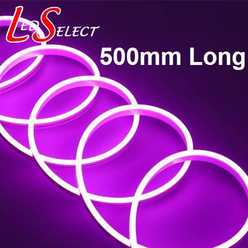 12V LED Neon Flex Strip 500mm Long Pink **LOCAL STOCK**