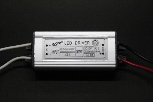 3W Led Waterproof Driver for (2 to 6) x 3W Leds