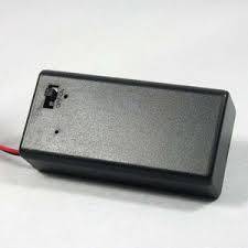 9V Battery Holder with switch and wire
