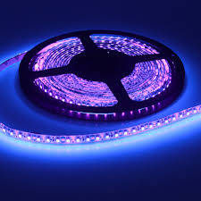 Led Strip Light non-waterproof 3528-120led/mtr-UV (Ultra Violet) 395-410nm