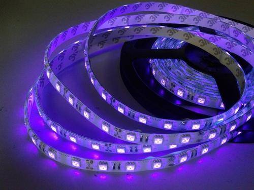 Led Strip Light Waterproof 5050-60led/mtr-UV (Ultra Violet) 395-410nm