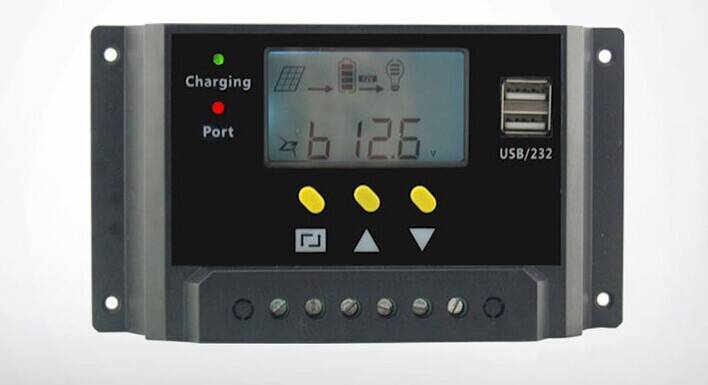 Solar Charge Controller 12/24V 30A Display/ USB