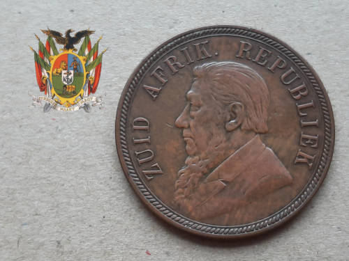 Paul Kruger ZAR: Set of Six 1892 coins! Half Crown to Penny! Year of first Issue!