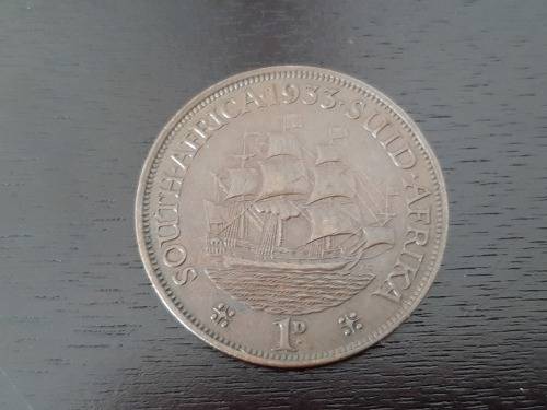 SCARCE!!! Set of 1933 RARE DATE SA Union Coins in Sleeve! From Half Crown to Half Penny! (7 Coins)