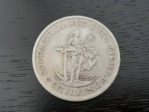 SCARCE!!! Set of 1933 RARE DATE SA Union Coins in Sleeve! From Half Crown to Half Penny! (7 Coins)