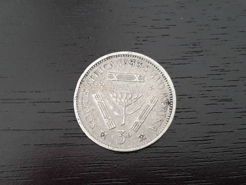 SCARCE!!! Set of 1933 RARE DATE SA Union Coins in Sleeve! From Half Crown to Half Penny! (7 Coins)