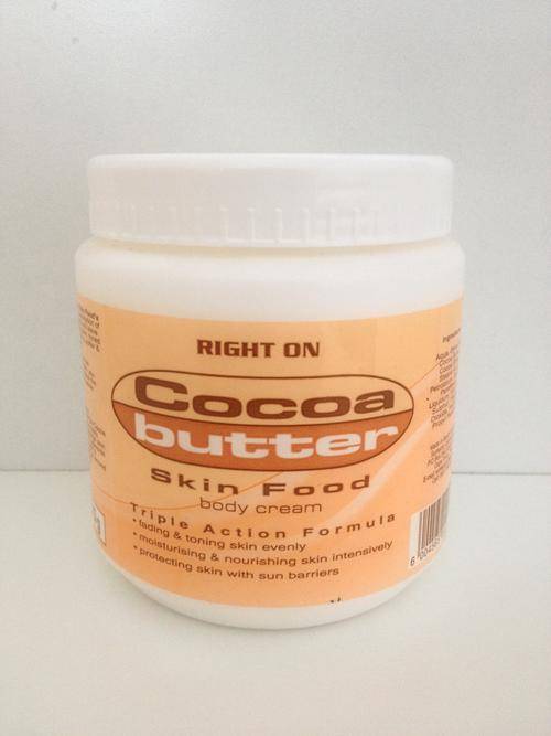 Right On Cocoa Butter Skin Food Body Cream