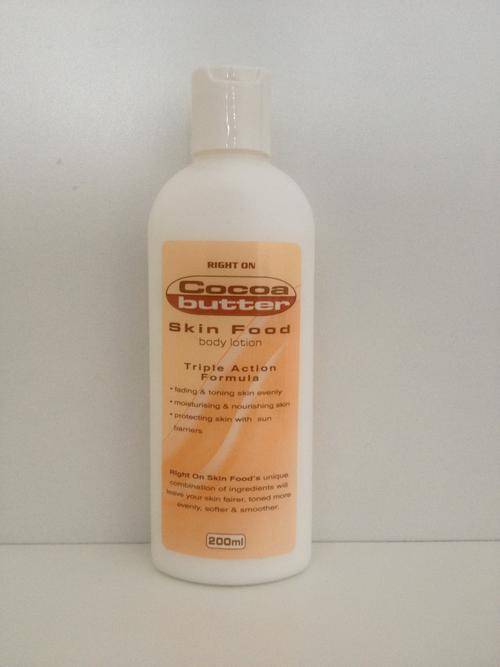 Right On Cocoa Butter Skin Food Body Lotion