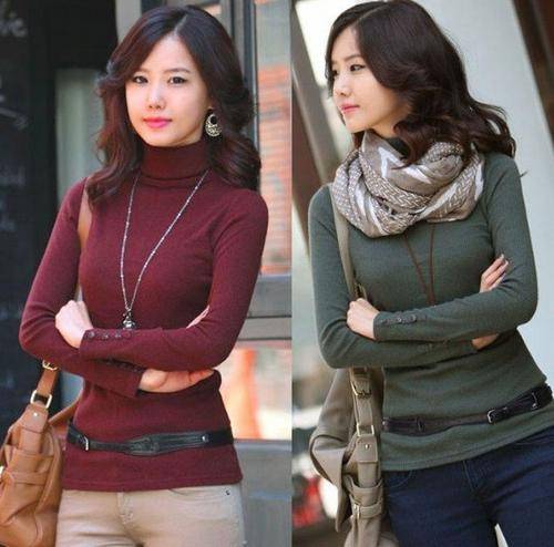 Slimfit Winter polo necks