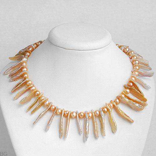 Stylish Necklace With Genuine Mother of pearls and Well Made in 925 Silver. Total item weight 43.9g