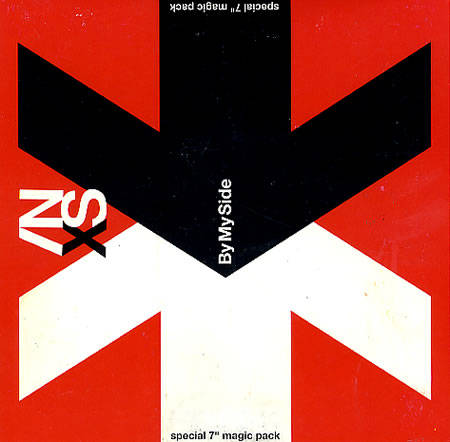 INXS SEVEN SINGLE  ORIGINAL UK  PRINT  "BY MY SIDE"