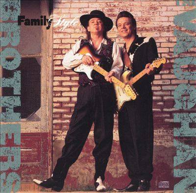 The Vaughan Brothers "Family Style" 1990 KSF 3345 CBS USA Press