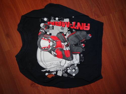 5 - 6 BOYS LONG SLEEVE SHIRT ANT MAN