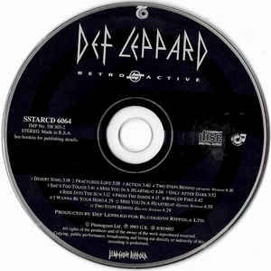 Def Leppard - Retro Active (CD, Album)