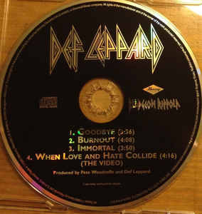 Def Leppard - Goodbye (CD, Single, Enh, CD1)