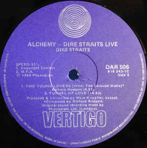 Dire Straits - Alchemy - Dire Straits Live (2xLP, Album, Gat)