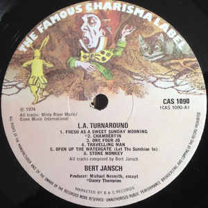 Bert Jansch - L.A. Turnaround (LP, Album)