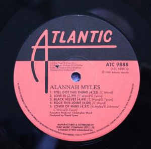 Alannah Myles - Alannah Myles (LP, Album)