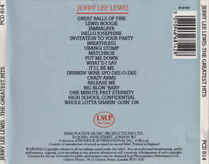 Jerry Lee Lewis - The Greatest Hits (CD, Comp)