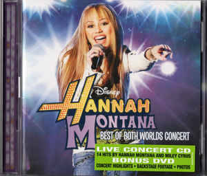 Hannah Montana / Miley Cyrus - Best Of Both Worlds Concert (CD, Album + DVD-V, PAL)