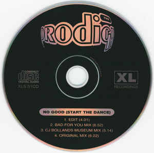 The Prodigy - No Good (Start The Dance) (CD, Single)