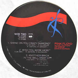 Pink Floyd - A Collection Of Great Dance Songs (LP, Comp, RP)