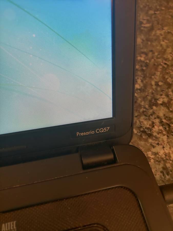COMPAQ Presario CQ57 Laptop - 300 GB HDD - 2 GB RAM - Windows 7 - ORIGINAL CHARGER