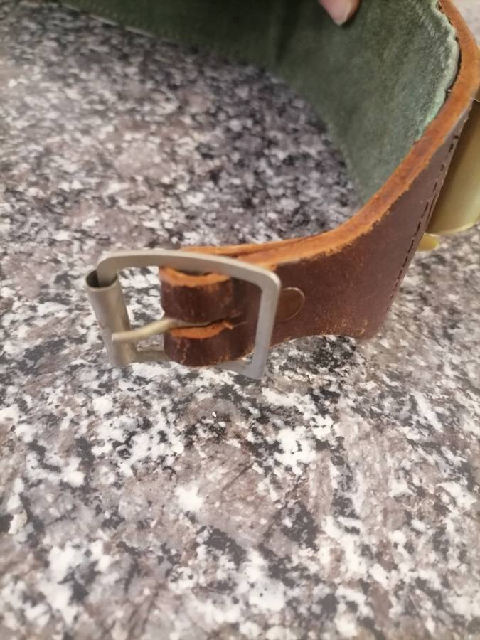 26 Shotgun Shell holder Original Leather Belt - AMAZING - 156 cm in Length - 25 Ajustment holes