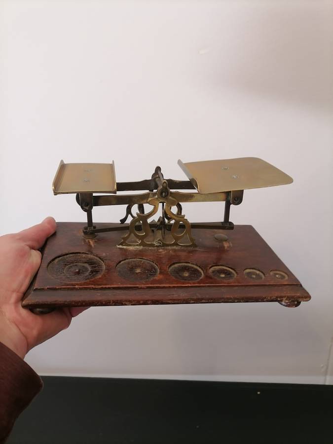 Vintage Post office scale stunning AMAZING